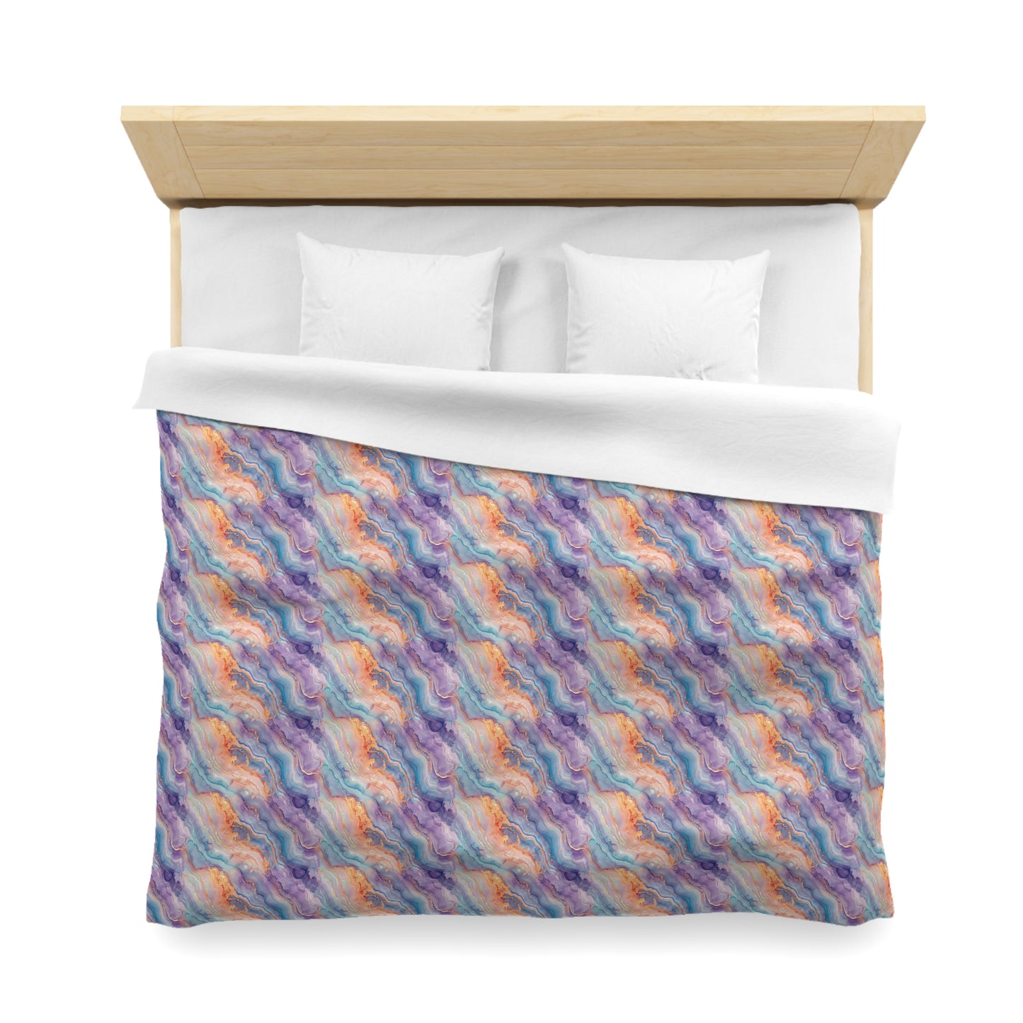 Dreamwave Marble Microfiber Duvet Cover