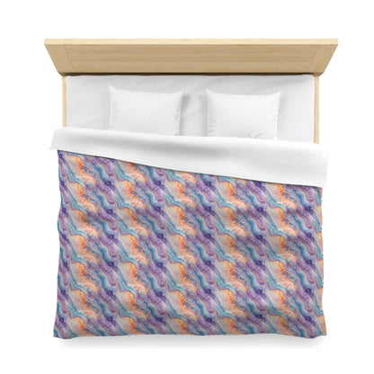 Dreamwave Marble Microfiber Duvet Cover