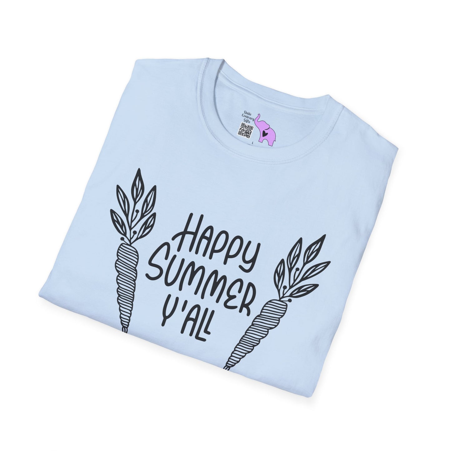 Happy Summer Y'all Adult T-shirt