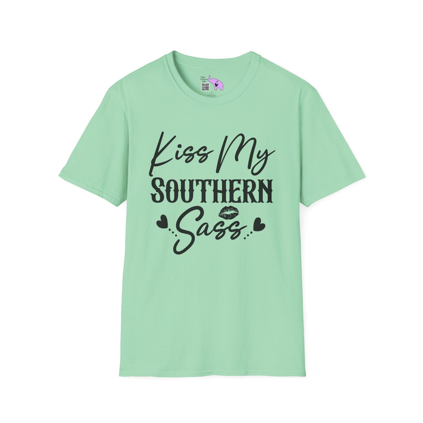 Kiss My Southern Sass Adult T-shirt