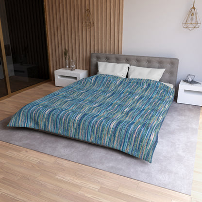 Ocean Drizzle Microfiber Duvet Cover