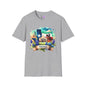 Texas Alamo & Bluebonnets Adult T-shirt
