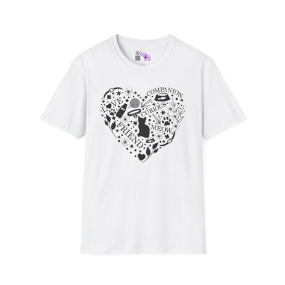 Cats Fill My Heart Adult T-shirt