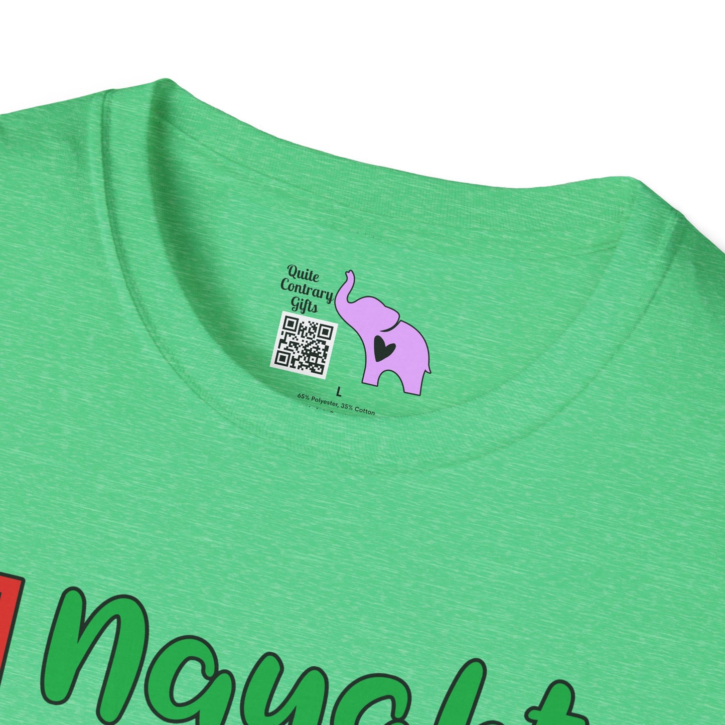 Naughty; Nice; I Tried Crew Adult T-shirt