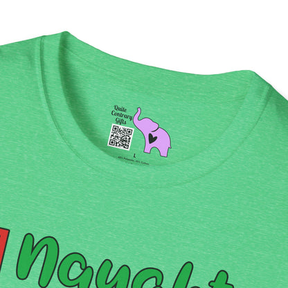 Naughty; Nice; I Tried Crew Adult T-shirt