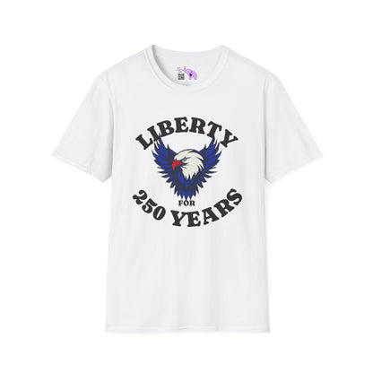 Liberty for 250 Years (Eagle) Adult T-shirt
