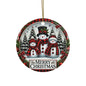 Merry Snowmen Trio Ceramic Ornaments - Set (1-20 pcs)