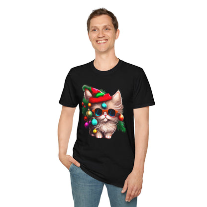 Christmas Tree Kitten T-shirt