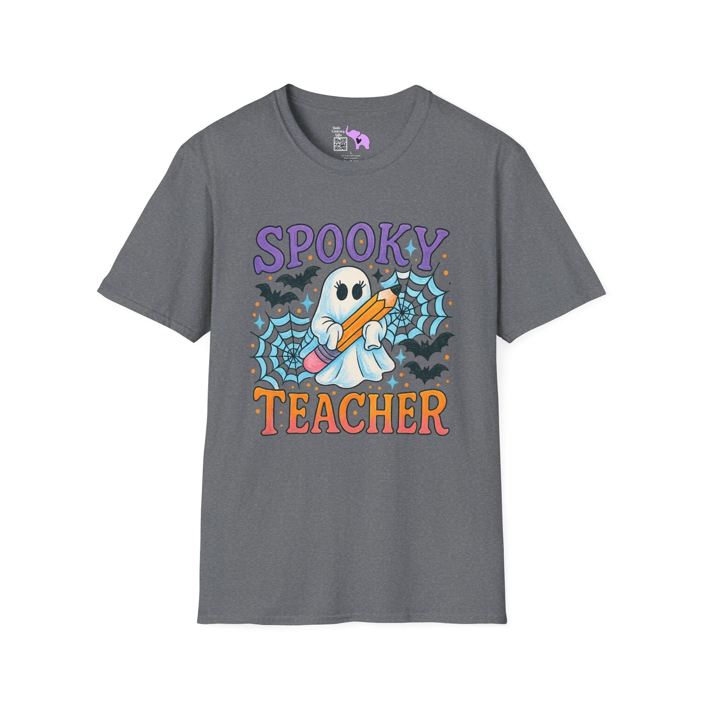 Spooky Teacher Adult T-shirt