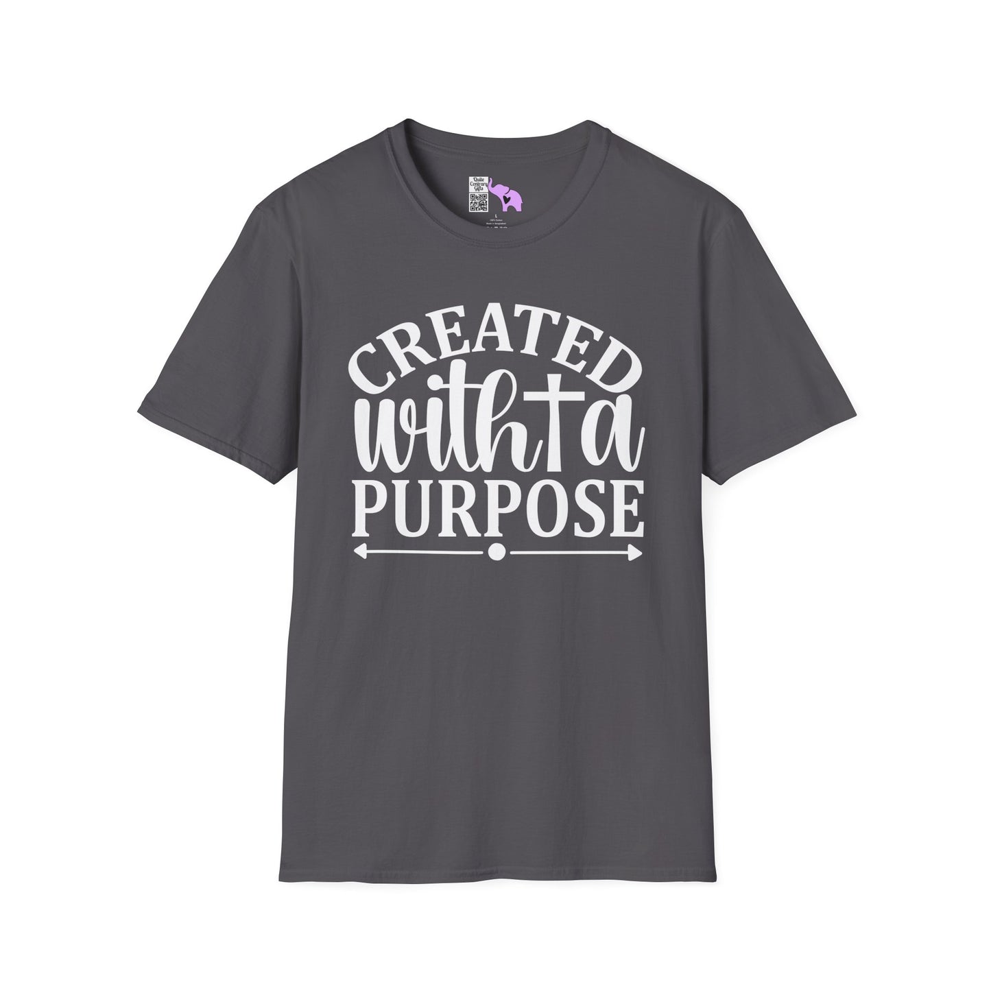 Created With A Purpose (3) Adult T-shirt