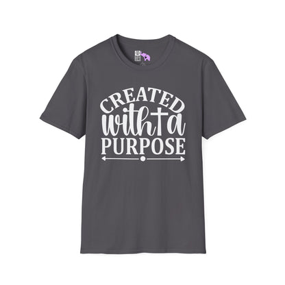 Created With A Purpose (3) Adult T-shirt