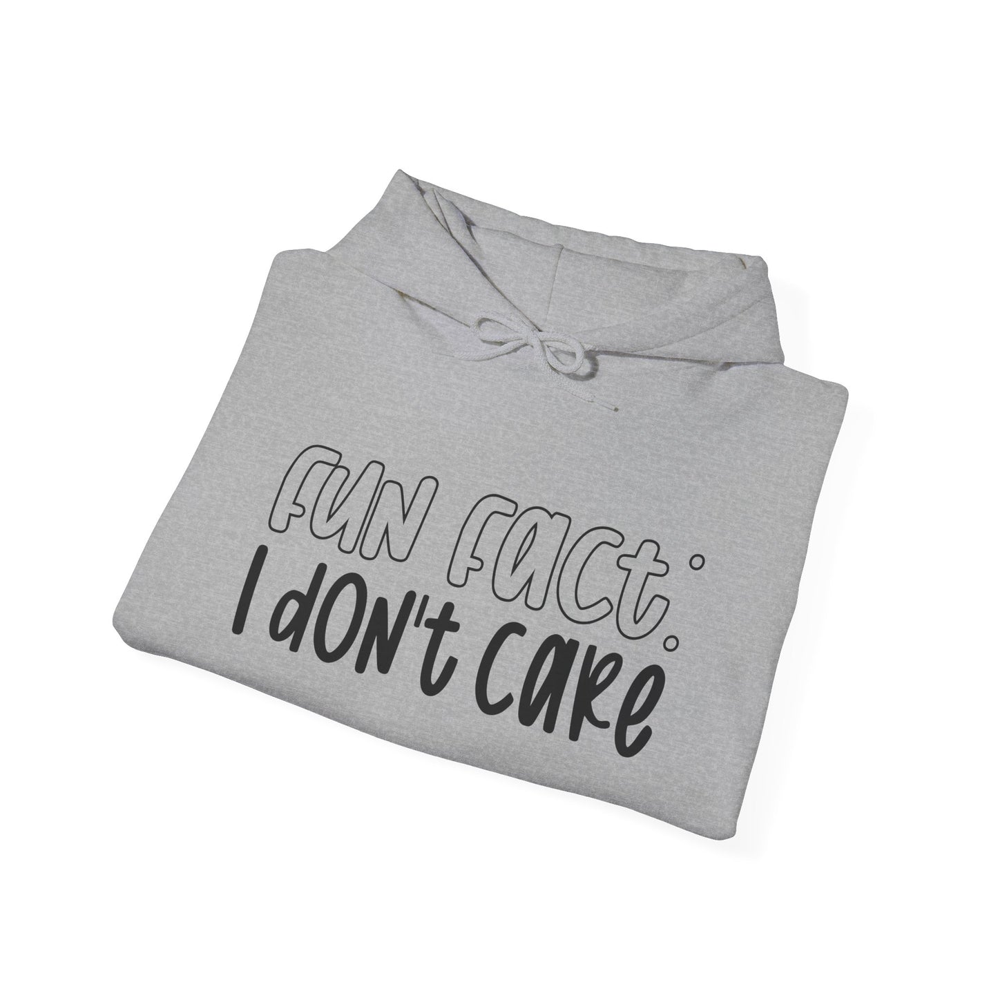 Fun Fact I Don't Care Adult Heavy Blend™ Hoodie