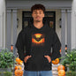 Creepy Bats Over Moon 4 Heavy Blend™ Hooded Sweatshirt