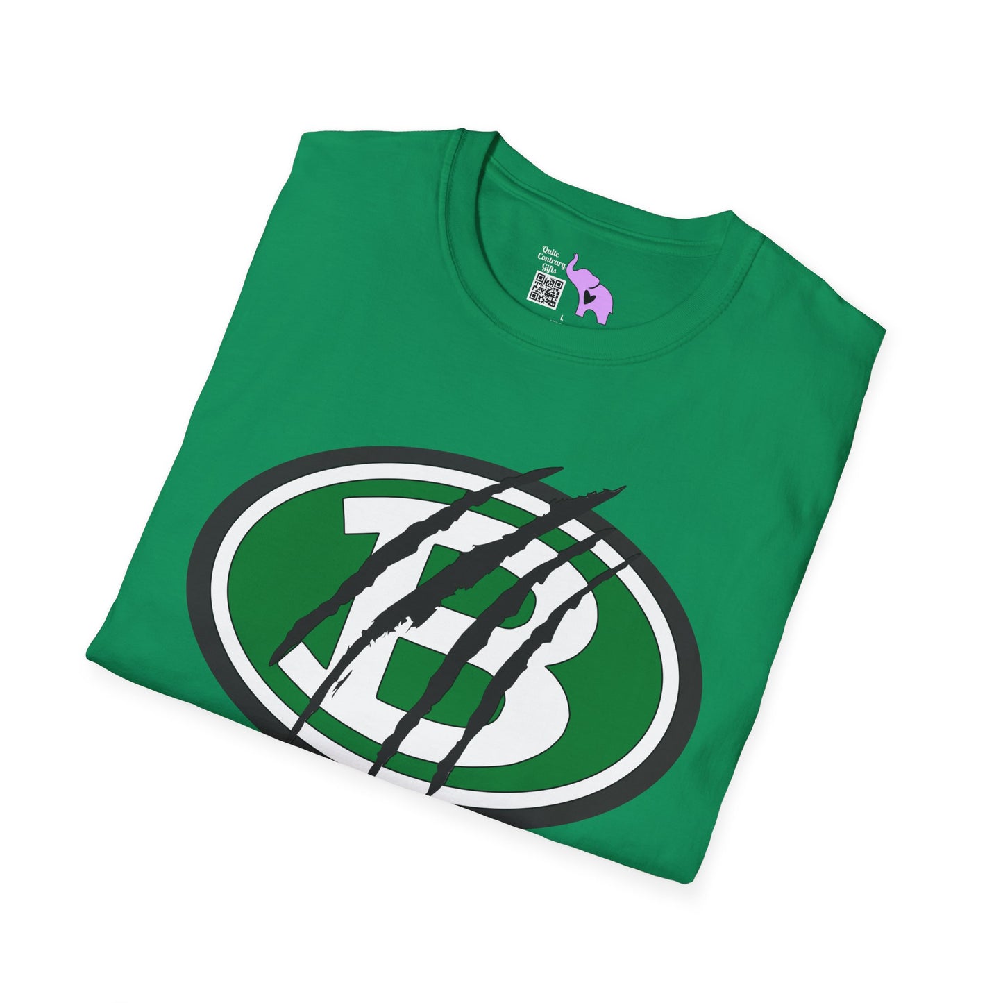 Brenham ISD Logo w/Claw Marks Adult T-shirt