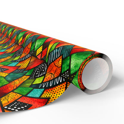 Unity Glow Kwanzaa Wrapping Paper