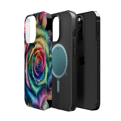 Colorful Rose MagSafe® Compatible Tough Case for iPhone