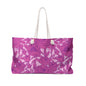 Blush Peony Garden Weekender Bag