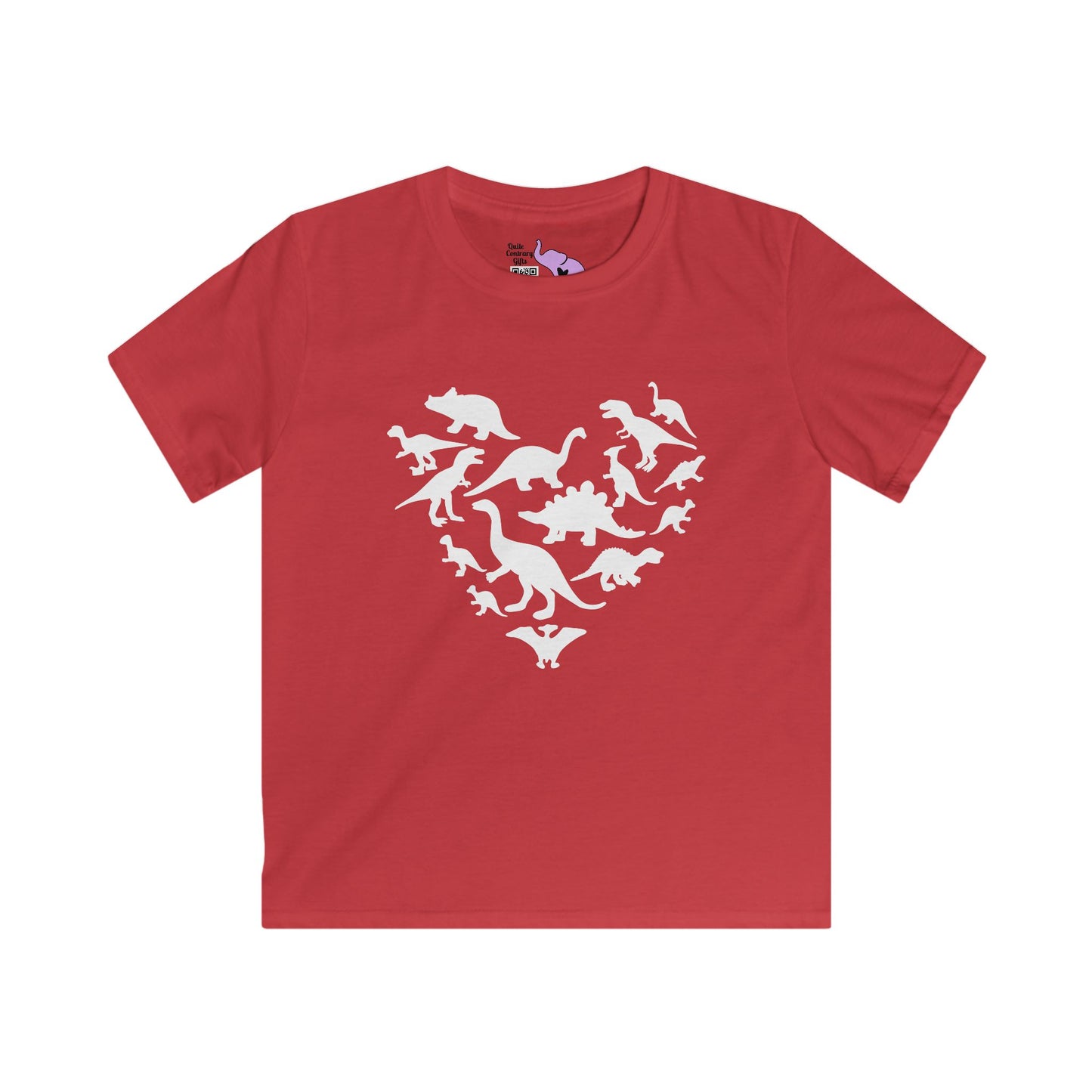 Dinosaurs Heart Youth Softstyle Tee