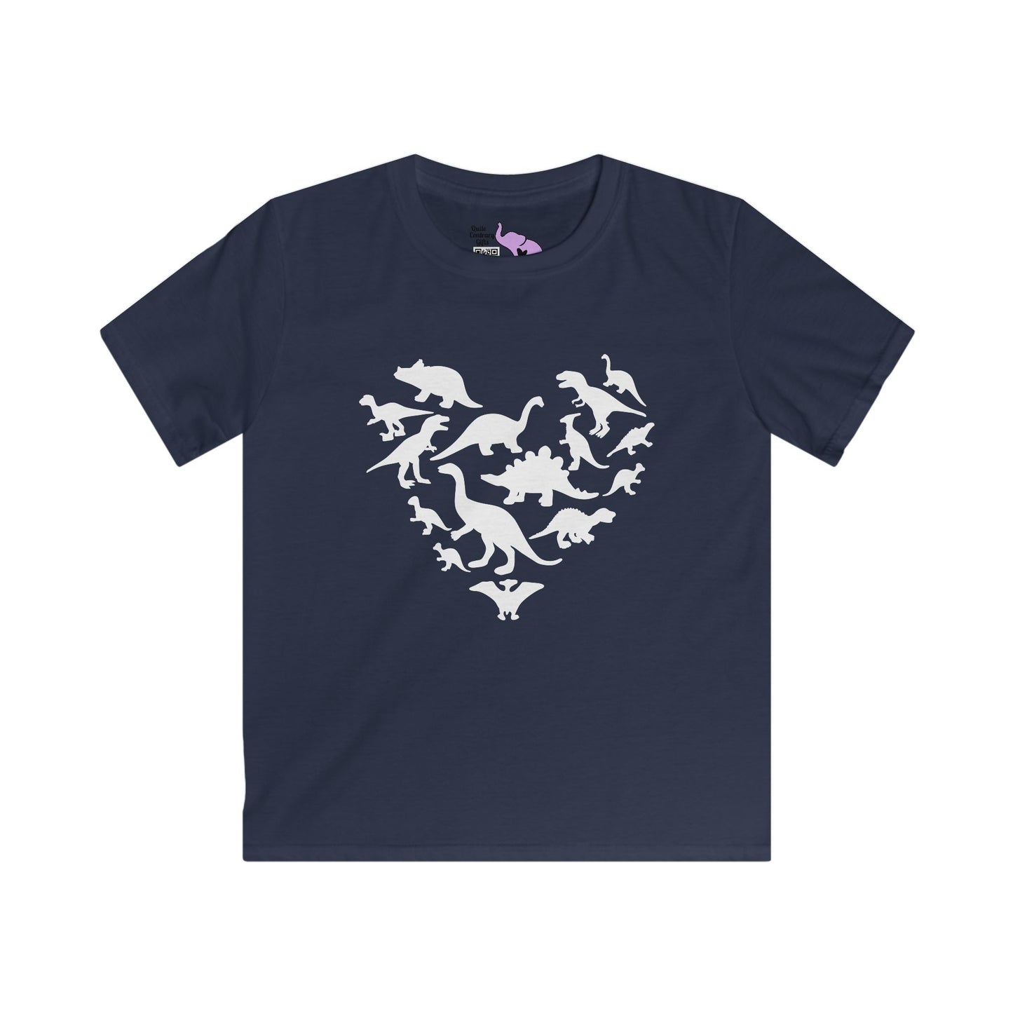 Dinosaurs Heart Youth Softstyle Tee