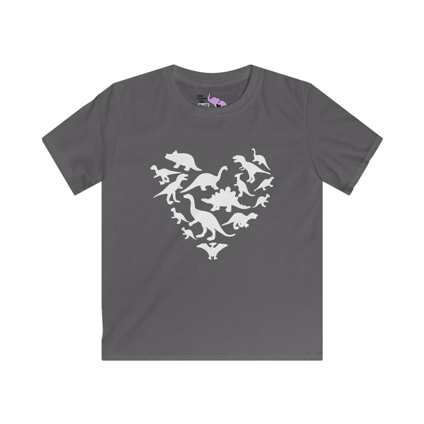Dinosaurs Heart Youth Softstyle Tee