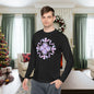 Large Snowflake 3 Adult Long Sleeve Tee