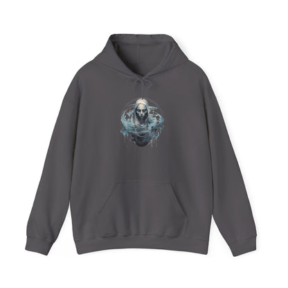Creepy Ghost 12 Heavy Blend™ Hooded Sweatshirt