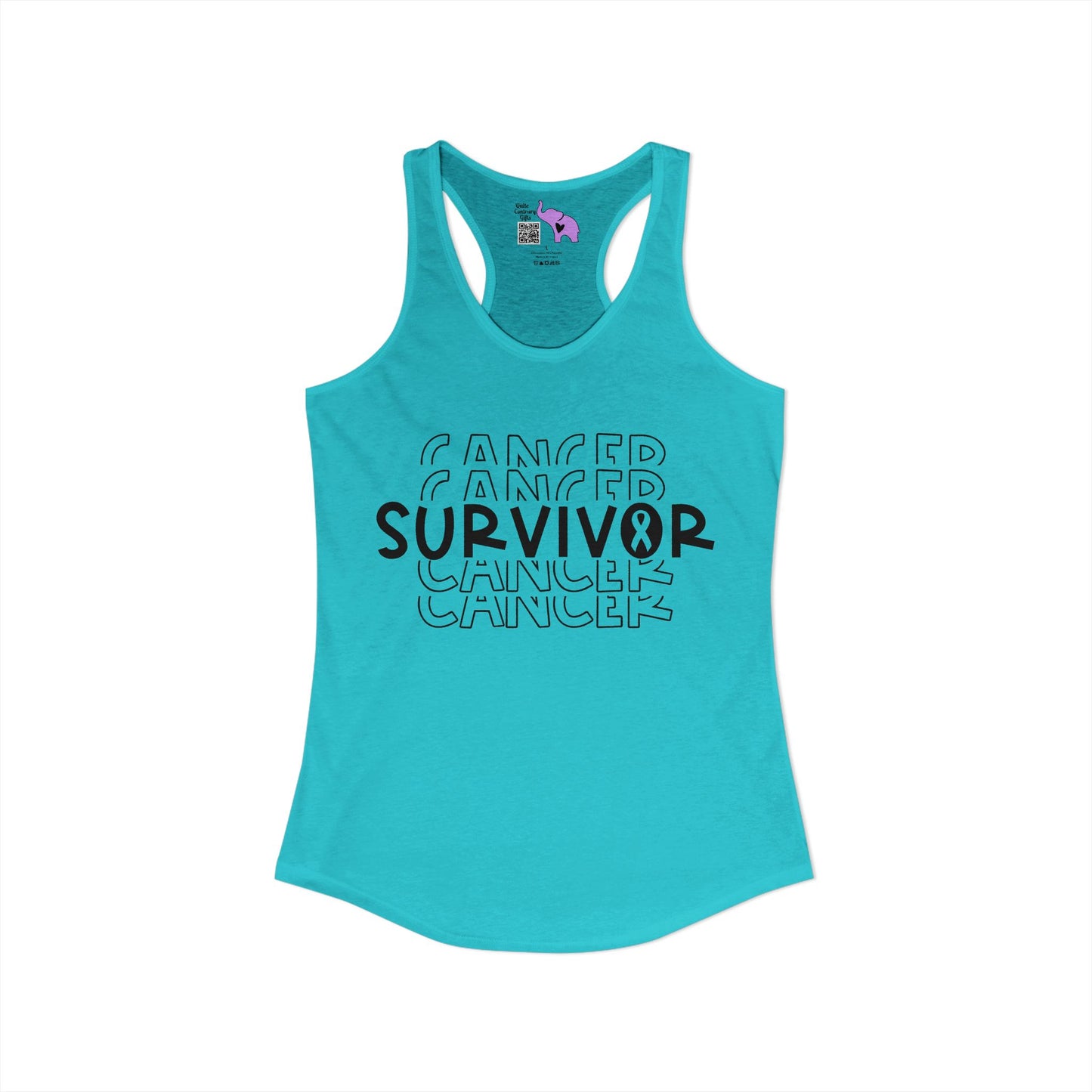 Cancer Survivor Women's Ideal Racerback Tank