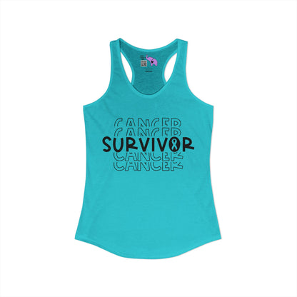 Cancer Survivor Women's Ideal Racerback Tank