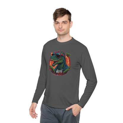 Cool Dinosaur Adult Long Sleeve Tee