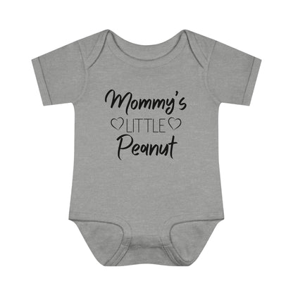 Mommy's Little Peanut Infant Baby Rib Bodysuit