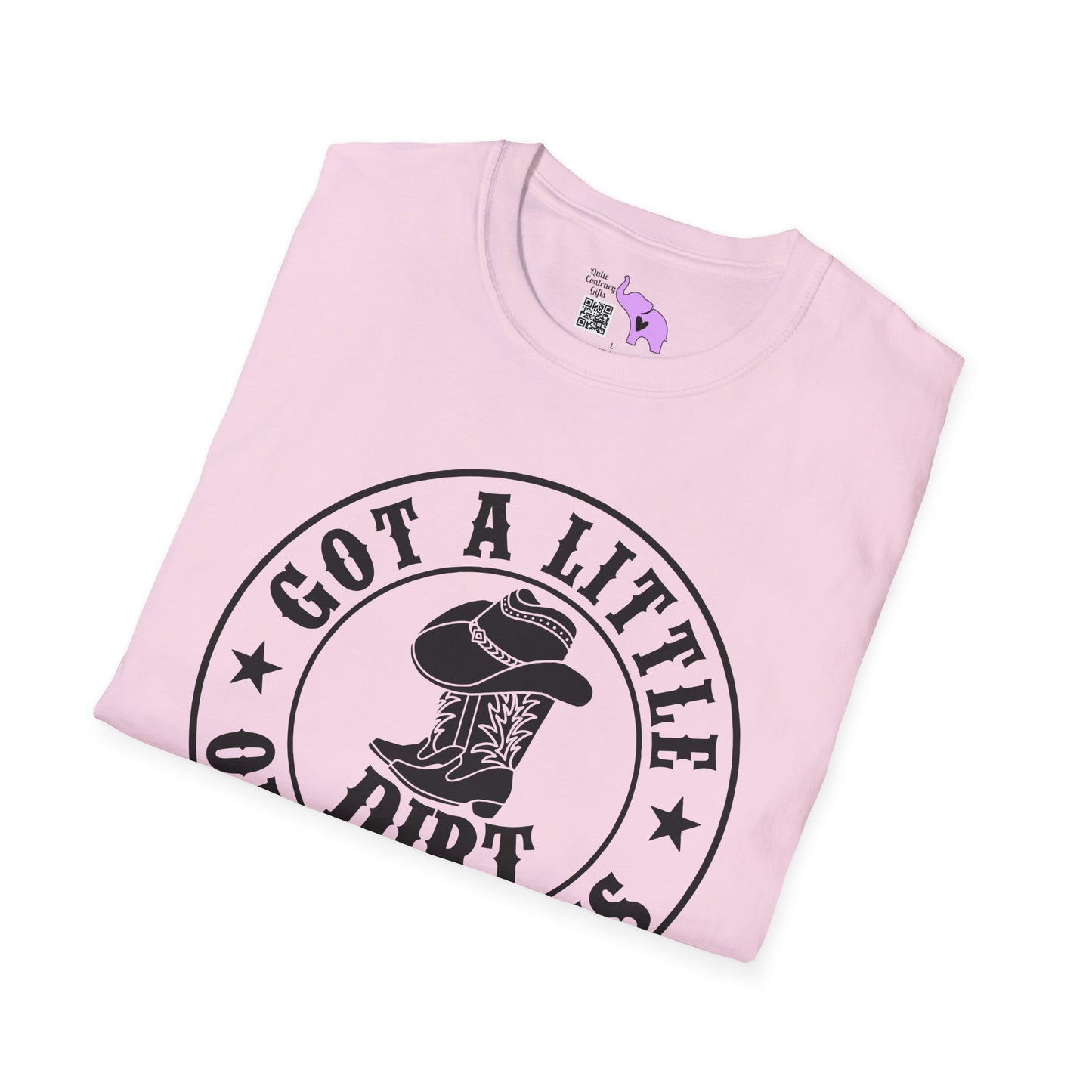 Got A Little Dirt On My Boots Adult T-shirt