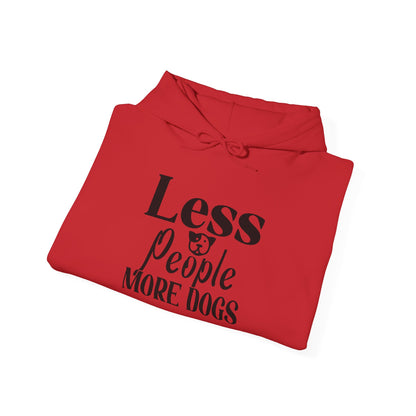 Less People More Dogs Heavy Blend™ Hooded Sweatshirt