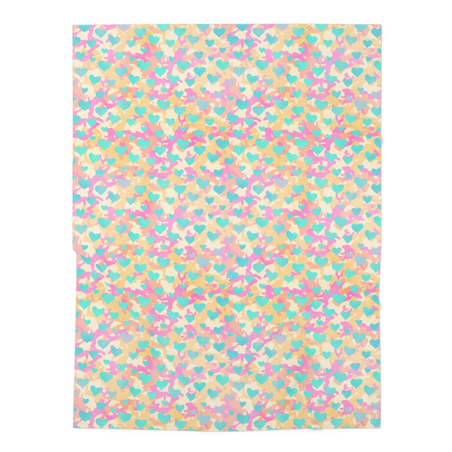Sweetheart Camo Baby Swaddle Blanket