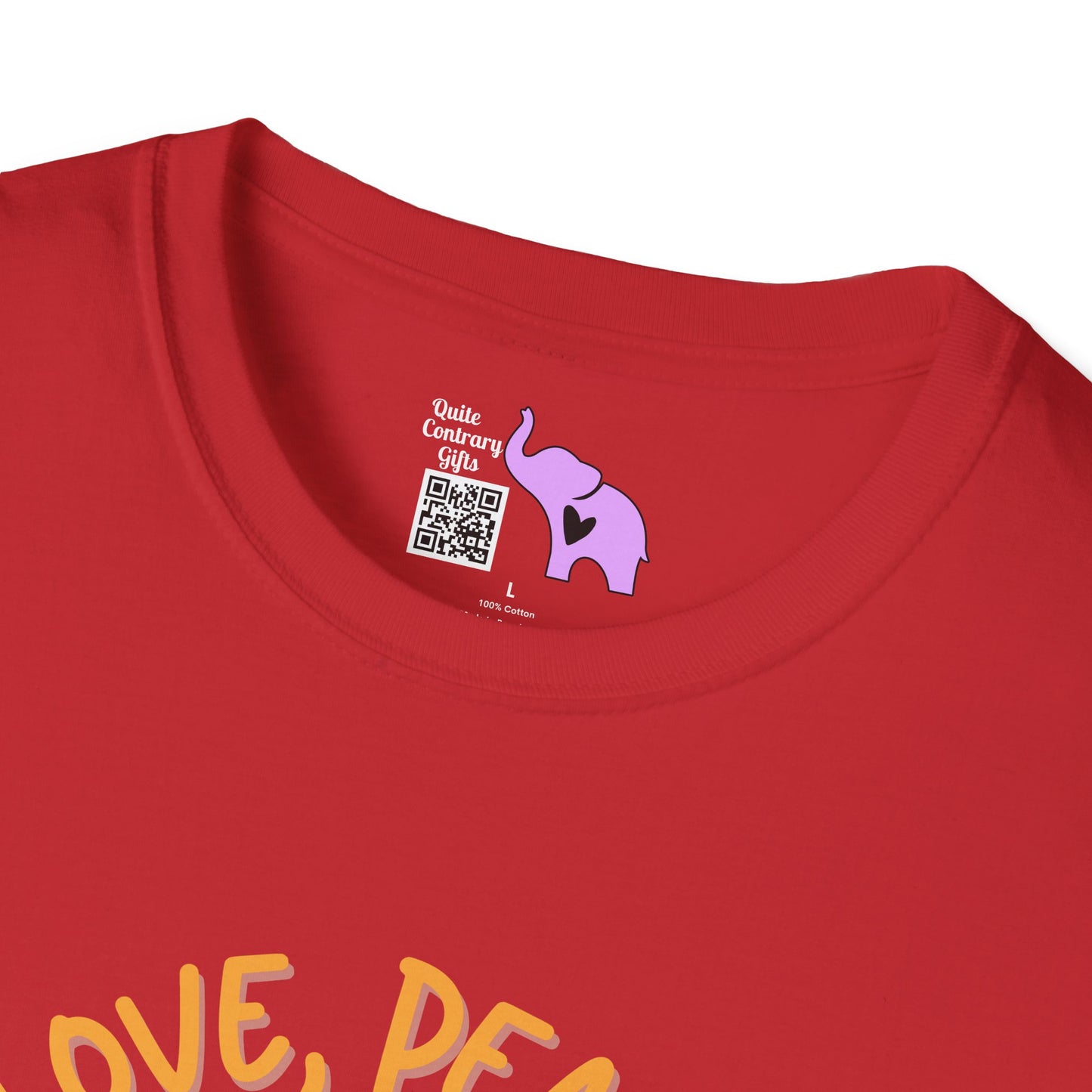 Love, Peace, & Taco Grease Adult T-shirt