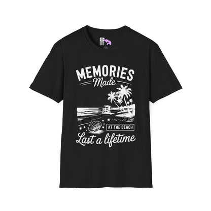 Memories Made at the Beach Last A Lifetime Adult T-shirt