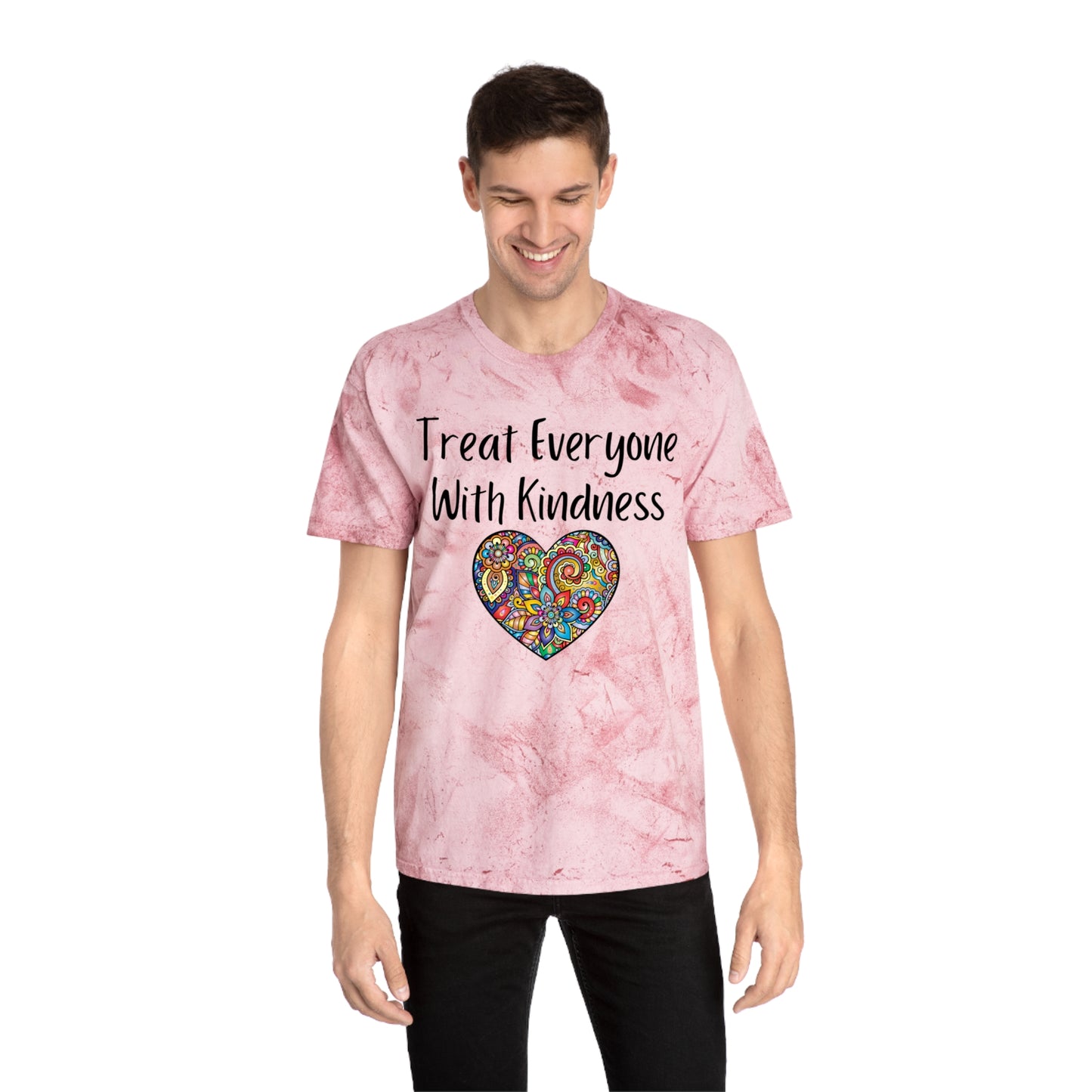 Treat Everyone With Kindness Unisex Color Blast T-Shirt