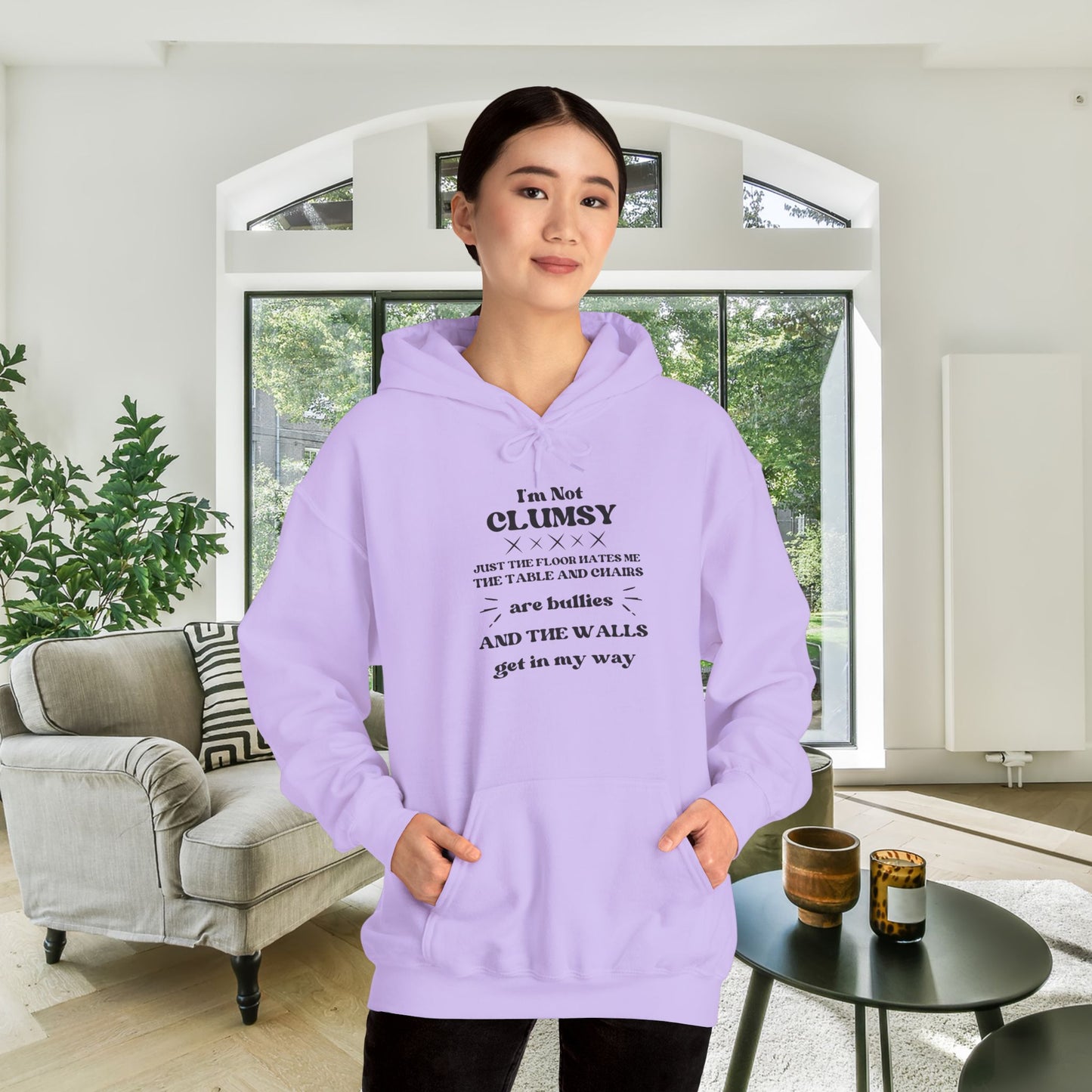 I'm Not Clumsy Heavy Blend™ Hooded Sweatshirt