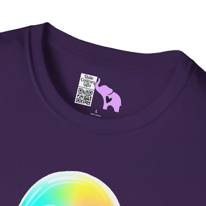 Neon Ghostly Boo Adult T-shirt