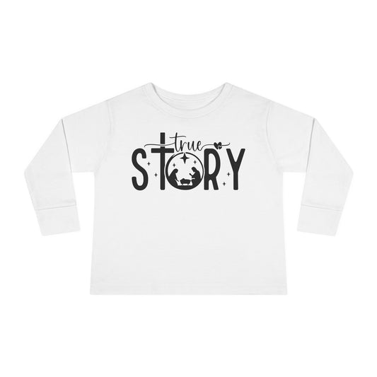 True Story (Nativity) Toddler Long Sleeve Tee