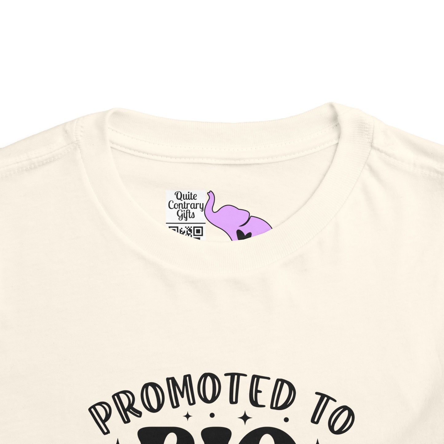 Promoted to Big Sister (Script) Toddler Tee