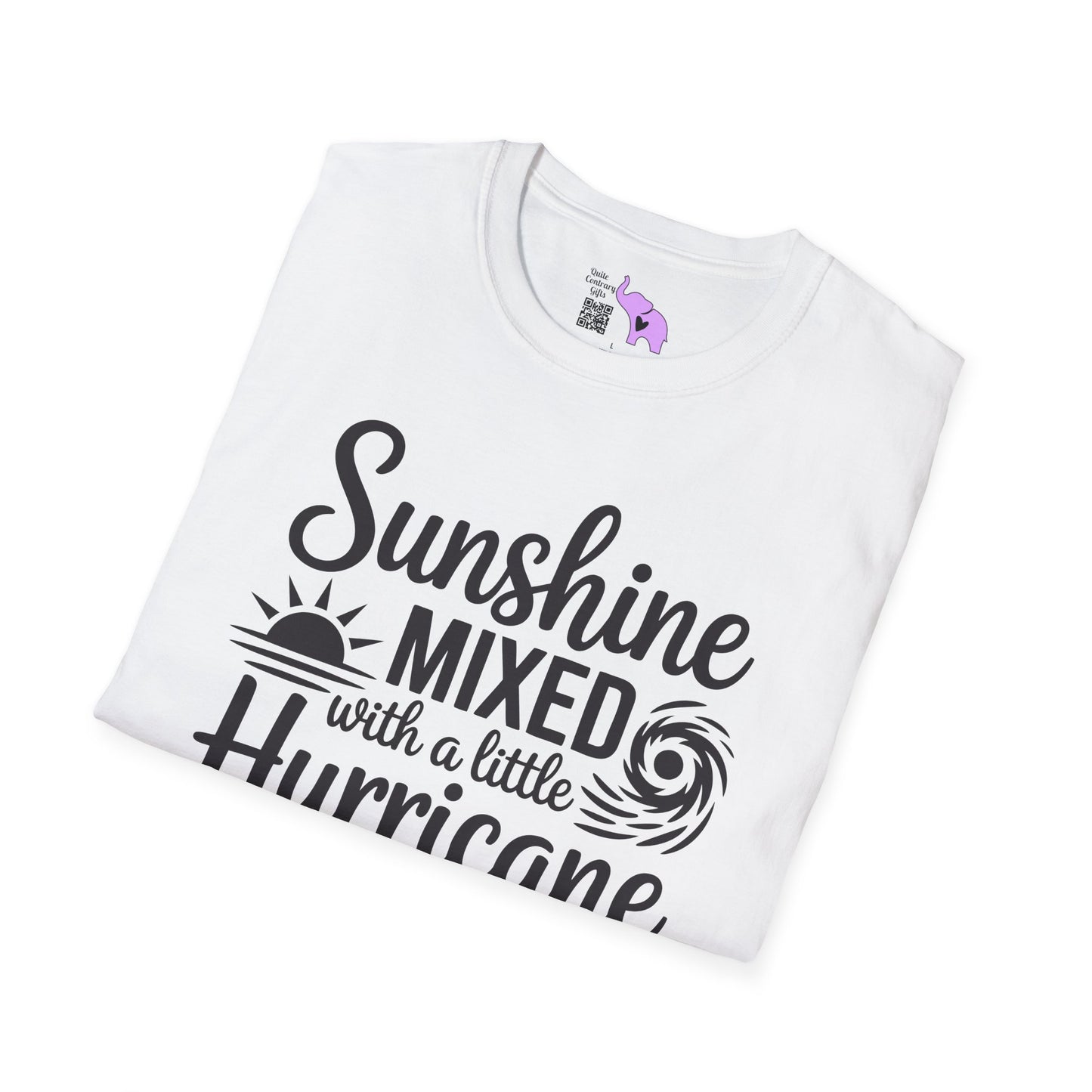 Sunshine Mixed With A Little Hurricane Adult T-shirt