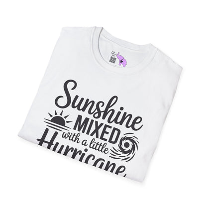 Sunshine Mixed With A Little Hurricane Adult T-shirt