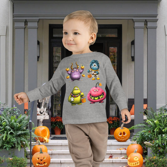 Monster Mayhem Toddler Long Sleeve Tee