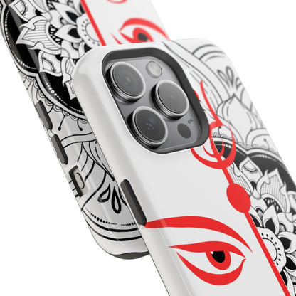 Goddess Durga Mata w/Manala MagSafe® Compatible Tough Case for iPhone