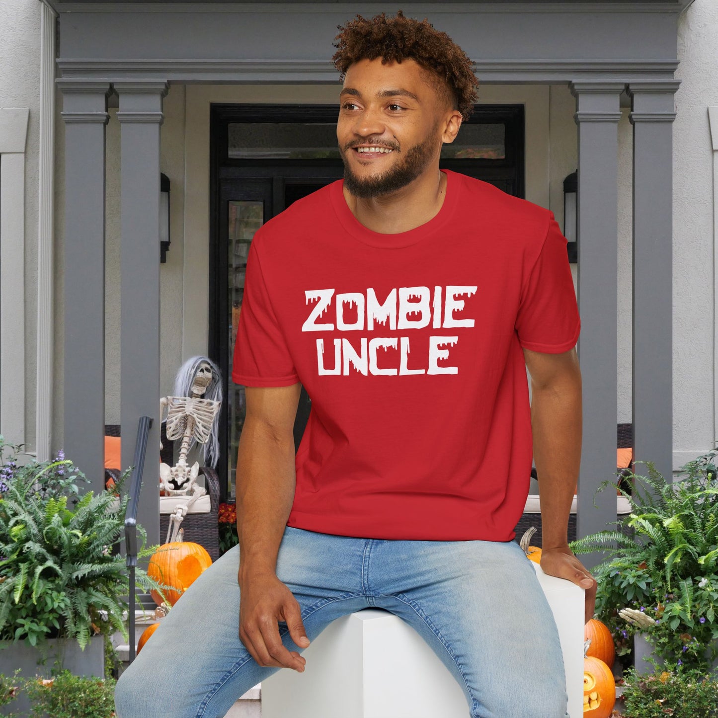 ""Zombie Uncle Adult T-shirt