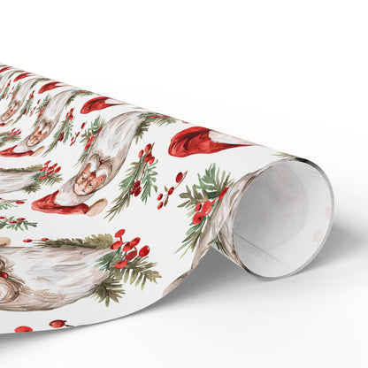 Berry Merry Santa Wrapping Paper