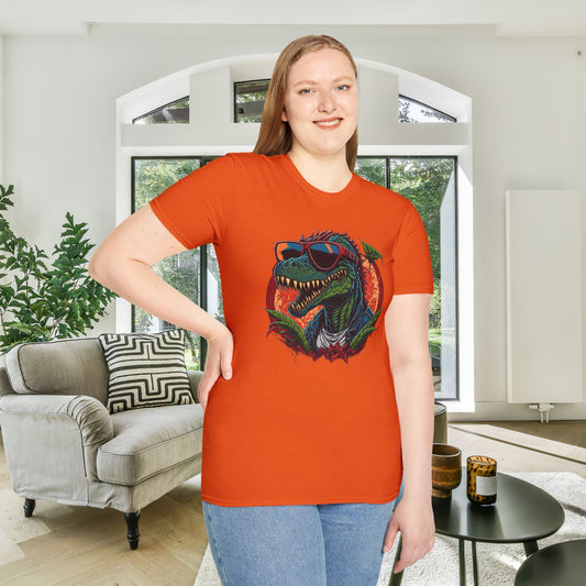 Cool Dinosaur Adult T-shirt