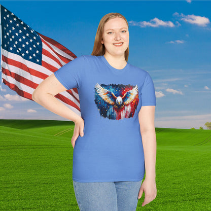 American Bald Eagle in Flight Adult T-shirt