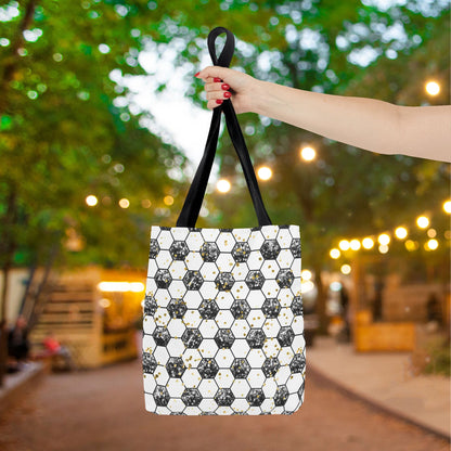 Soccer Gold Rush Canvas Tote Bag