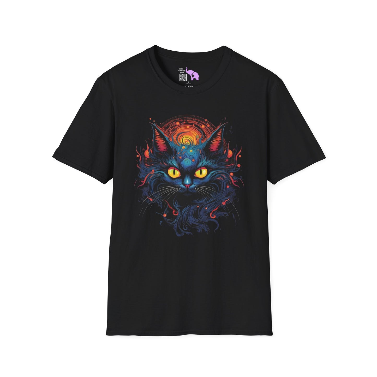 Creepy Black Cats 12 Adult T-shirt